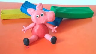Свинка Пеппа. Лепим из пластилина Свинку Пеппу. Плей До Свинка Пеппа. Лепим из пластилина Свинку Пеппу. Плей До