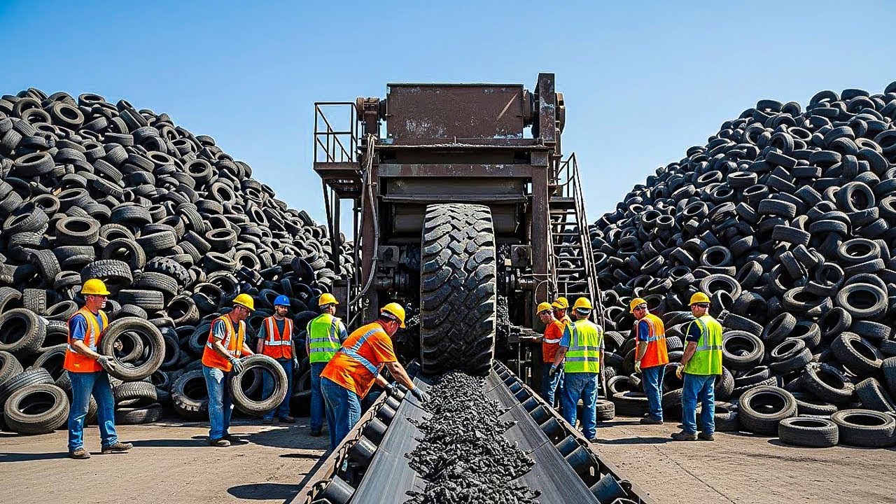 Inside the Modern Car Tire Factory – The Incredible Way They Are Made full process