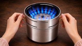 No Gas, No Wood 😱 This 3 in 1 DIY Stove Gives You FREE Heat 🔥