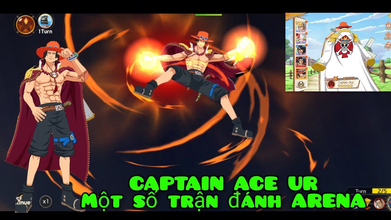 Onepiece: CAPTAIN ACE UR đấu xếp hạng ARENA |火拳王牌技能 #kbtt #op #luffy # ...