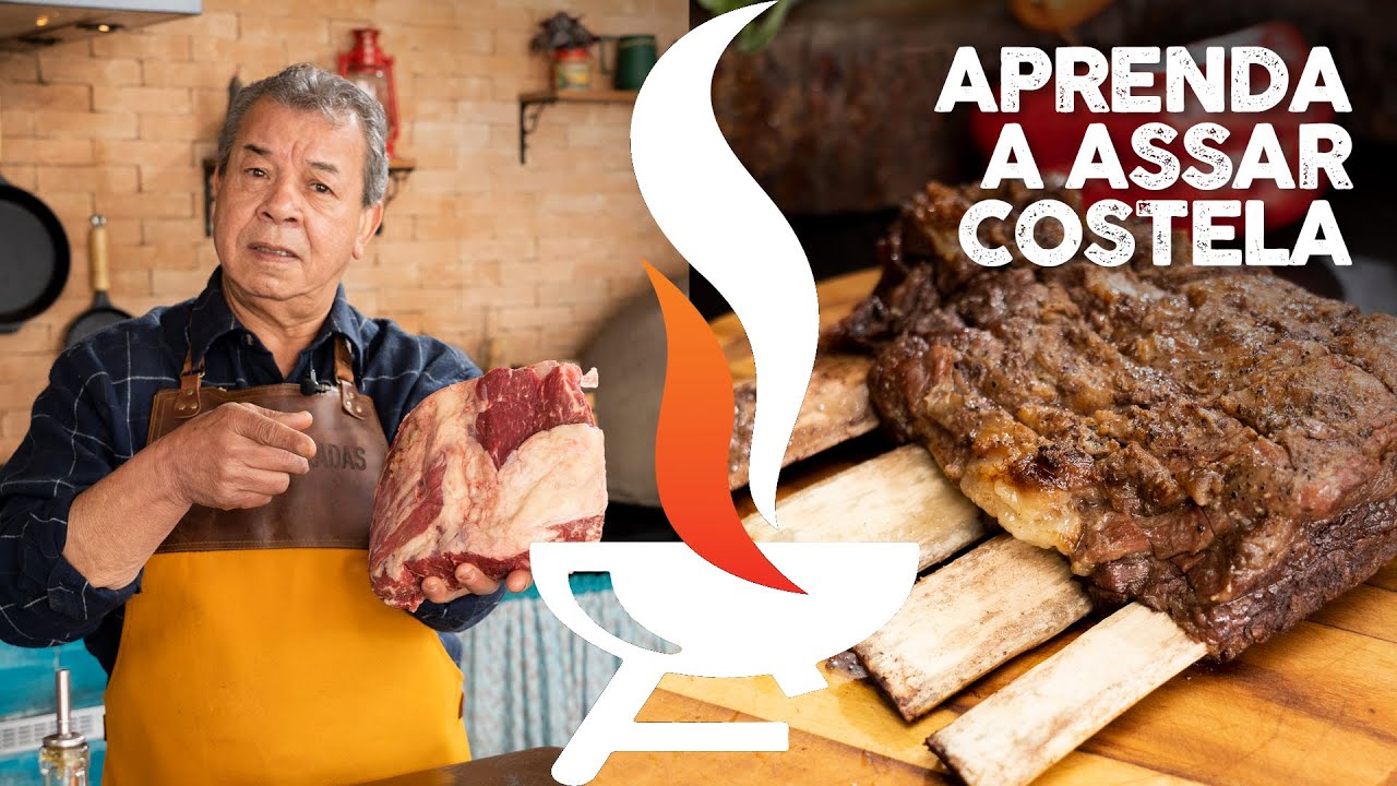 Churrasco de Costela e Mandioca com Queijo