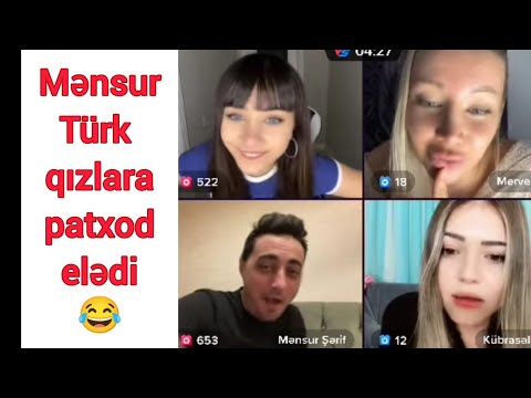 Nia Mənsur | Mənsur Türk qizlara patxod elədi 😂 | 23/02/2023 #tiktok @CebiGulu