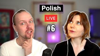 Polish Speaking Lessons |  LIVE | Intermediate Level | #6 | Feat. Ania & Oliver