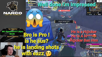 CoD Narco appreciated this player after this intense clutch in private room 🤯| CoD Narco shocked 