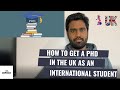 How to get a PhD in the UK as an international student? | Funding and Scholarship opportunities