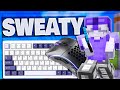 Sweaty (Winstreak) Keyboard and mouse ASMR | Hypixel Bedwars