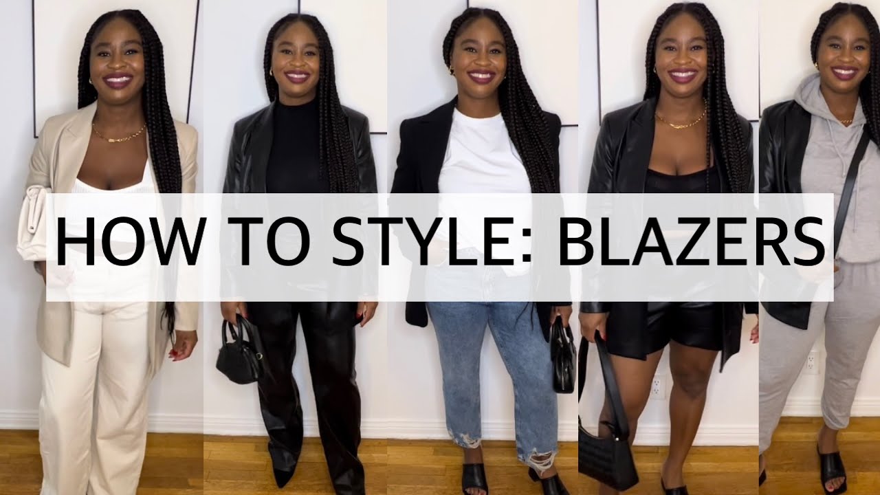 HOW TO STYLE BLAZERS | H&M, ASOS, MANGO, SUNDARBAY