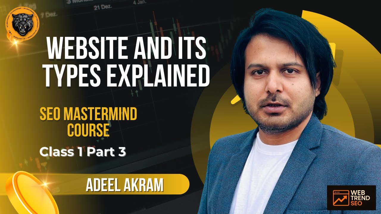Website and Its Types Explained | SEO MasterMind Course by Adeel Akram | Class 1 Part 3