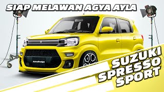 Siap Mengalahkan Agya & Ayla | Suzuki S-Presso Sport | Modifikasi Digital | AzraDesign Indonesia