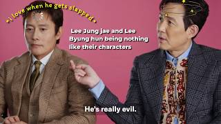 Squid Game’s Lee Jung-jae and Lee Byung-hun being the divorced couple
