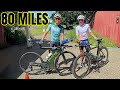 Biking 80 miles with my girlfriend