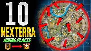 Top 10 Secret Places || Nexterra Map Hidden Places || Tips and Tricks Garena Free Fire -4G Gamers screenshot 3