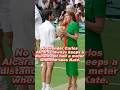 No wonder Carlos Alcaraz keeps a half-meter distance from Kate every time he sees her #kate