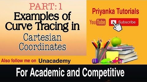Example of Curve Tracing in Cartesian Coordinate Systems | How to draw the curve? Priyanka Tutorials