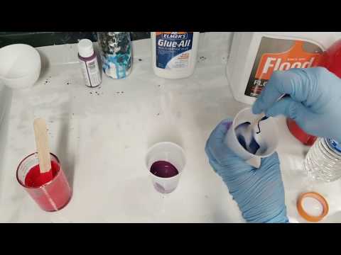 How to Mix Paint for Acrylic Pouring with Floetrol, Glue, or Water