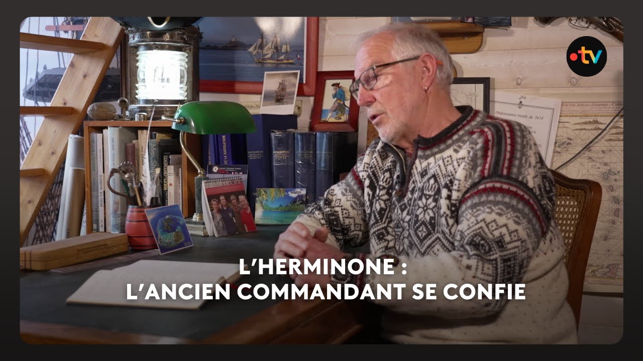 Hermione, la réplique de la frégate Lafayette. L'ancien commandant se confie.