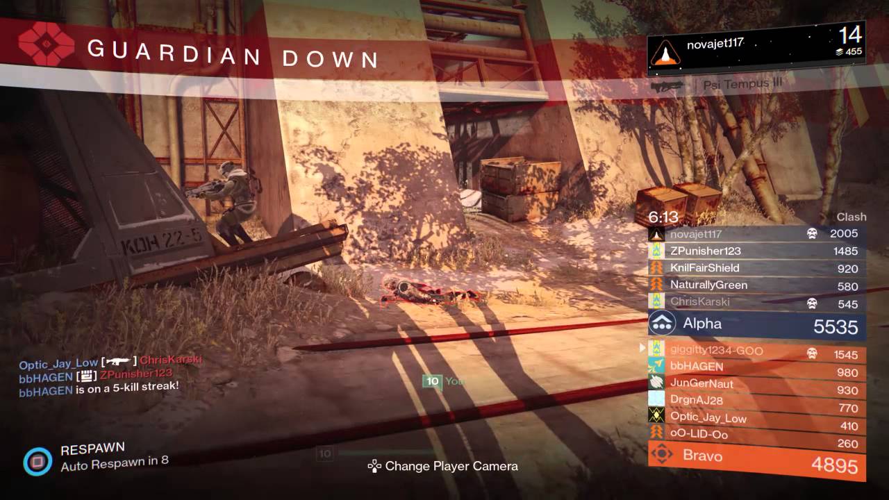 Destiny Exodus Blue Clash