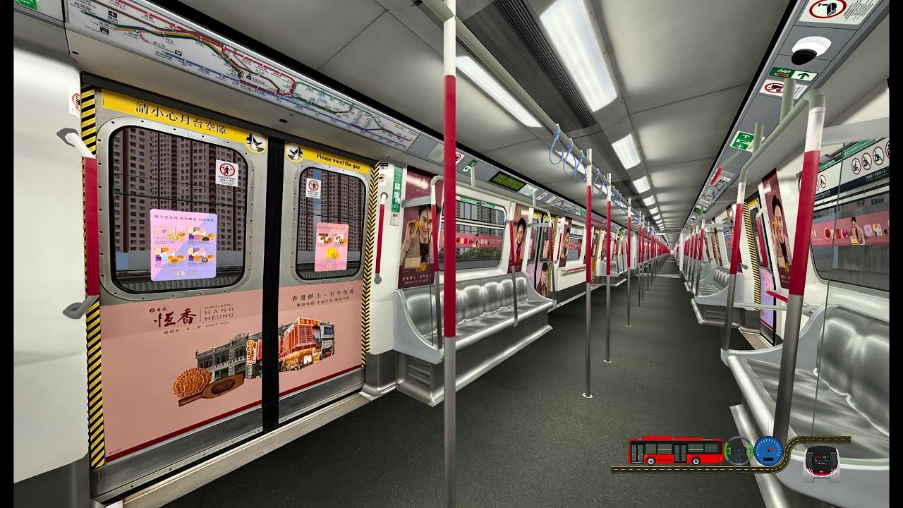 《openBVE》地鐵通車 46 週年｜荃灣綫 M-Train A169/A164 行駛觀塘綫｜調景嶺至彩虹｜異綫車