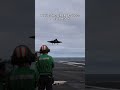 The Reason Aircraft Carrier Pilots Floor It On Landing #aircraftcarrier #usnavy #carrierlanding