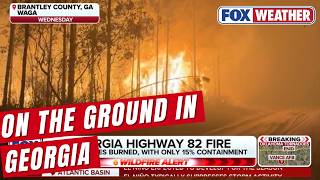 Nearly 90 Homes Destroyed and More than 5,000 Acres Burned During Ongoing Wildfires in Georgia screenshot 1