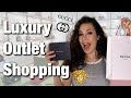 Luxury Outlet Shopping with Me! | Follow me around Gucci, Prada, & Versace