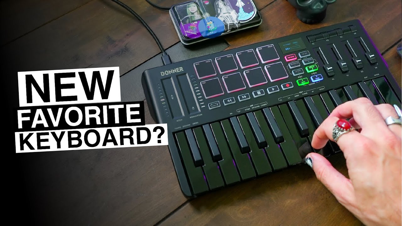 donner is doing big things | DMK-25 Pro MIDI CONTROLLER - YouTube