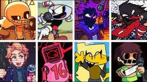 Sansational but Every Turn a Different Character Sings 🎶 (FNF Sansational but Everyone Sings It)