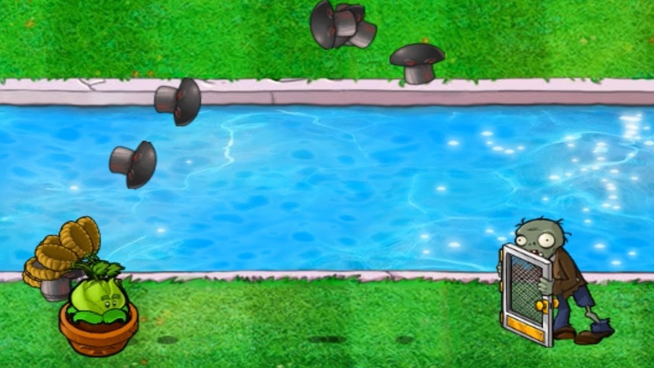 Cabbage Doom Vs Screen Door Zombie Plants Vs Zombies Hack YouTube