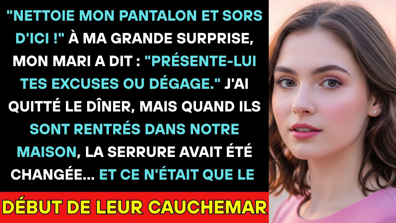 Lors D'un Dîner De Famille, J'ai Accidentellement Bousculé Le Père De Mon Mari. Il M'a Giflée...