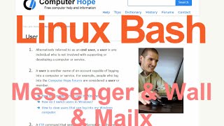 Linux Messenger & Wall & Mailx