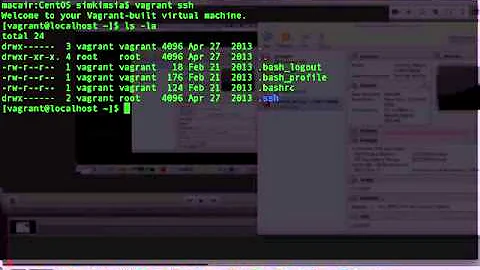 Using Vagrant to access your VM via SSH