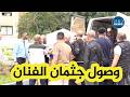 The Moment The Body Of The Late Artist Abdelmajid Meskoud Arrived At Al Aliya Cemetery To Be Laid 