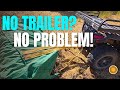 How I Move HUGE Loads Without a Trailer | Bagster + 4-Wheeler Hack