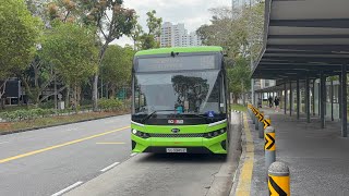 SMRT Buses BYD BC12A04 [SG3345Z] on Service 184