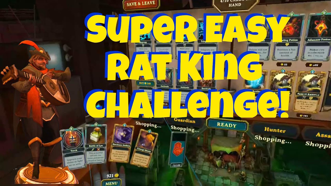 Demeo Super Easy Win Bard Against The Rat King Oculus Meta Quest Gameplay Youtube