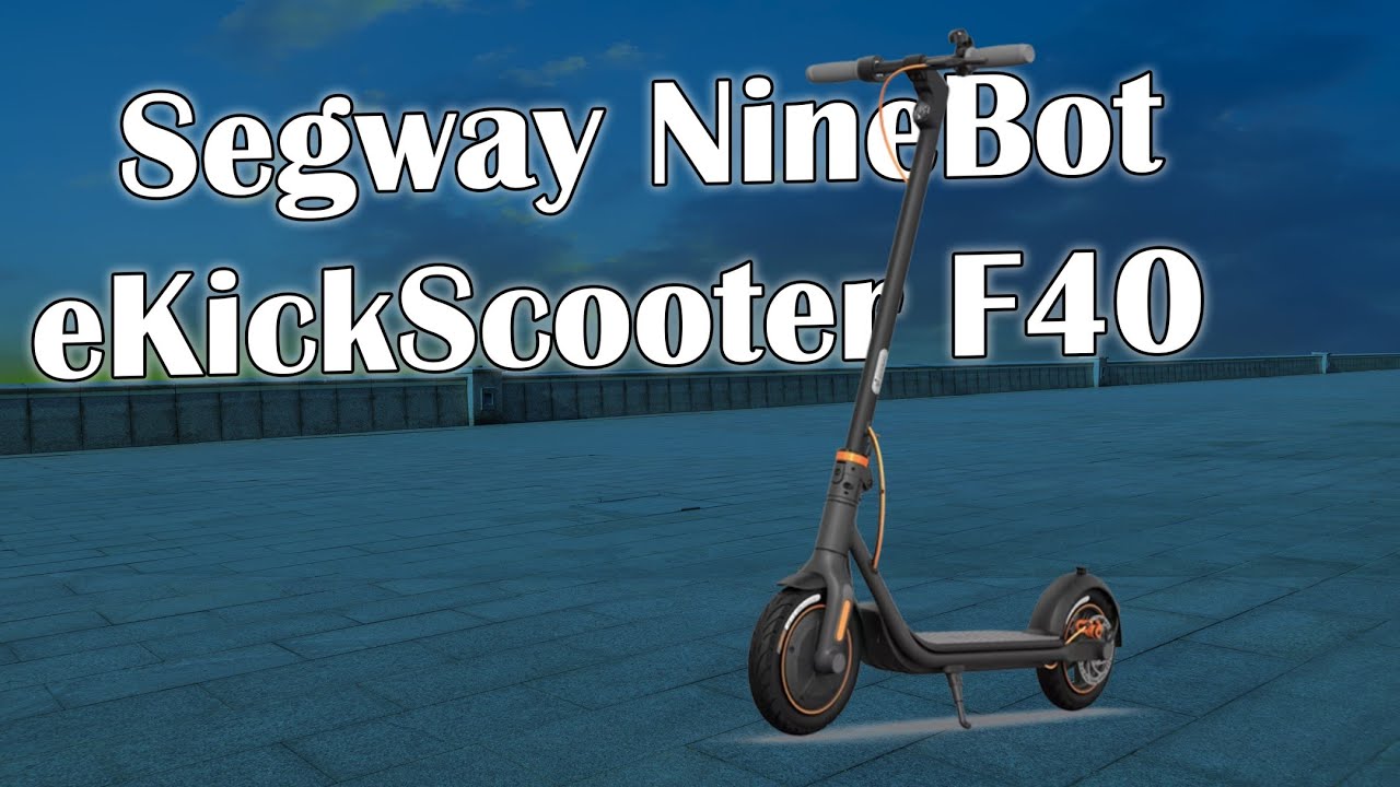 セグウェイ　ナインボット　F40 Segway Ninebot F40 Electric Kickscooter - Up to 40km in
