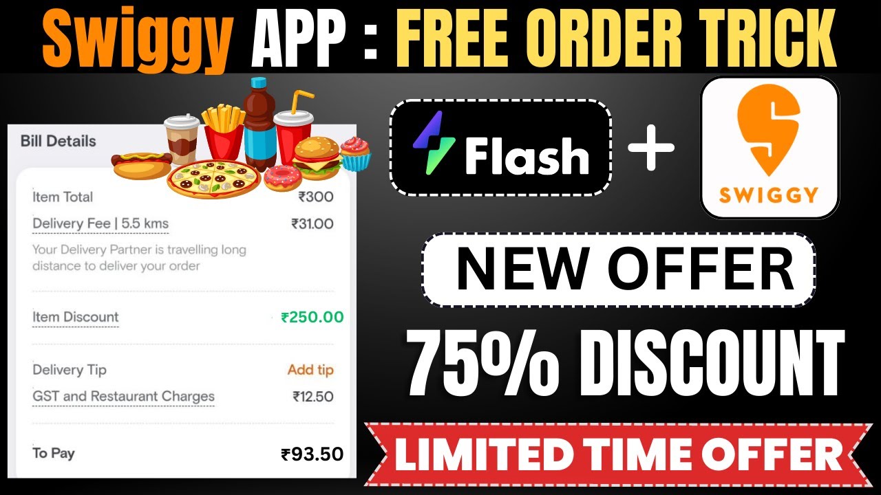 Swiggy Free Order Trick Swiggy Coupon Code Today Flash co App Swiggy Free Order Trick Swiggy Coupon Code Today Flash co App