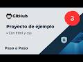 3 Creamos Proyecto de ejemplo para GIT | TUTORIAL