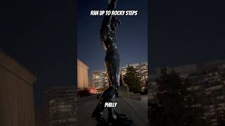Ran up the Rocky steps in Philly #nomad #rocky #philly