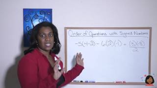 85. Order of Operations with Signed Numbers (for Saxon Math 8/7)