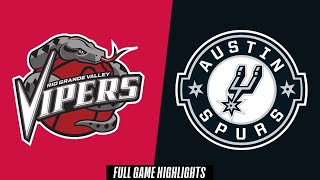 Rio Grande Valley Vipers vs. Austin Spurs - Game Highlights