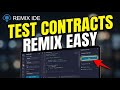 How to configure Remix IDE for testing smart contracts - Easy Tutorial