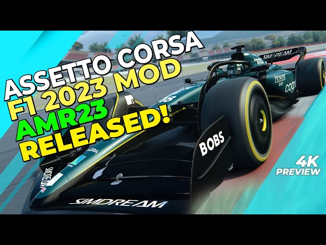 Grand Prix 2023 Mod Development: AMR23 first Preview – Assetto Corsa Mods