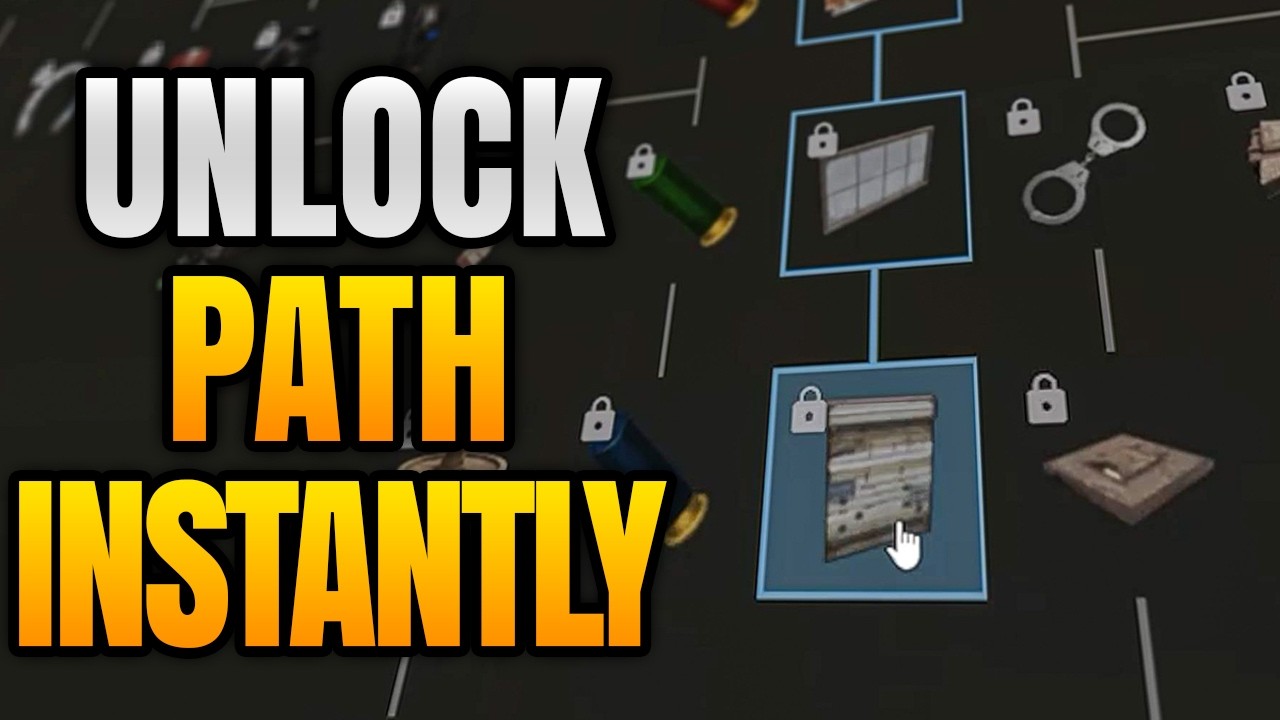 Rust Path How To Unlock Blueprint Path Instantly In Rust | Unlock Schematics Fast ...