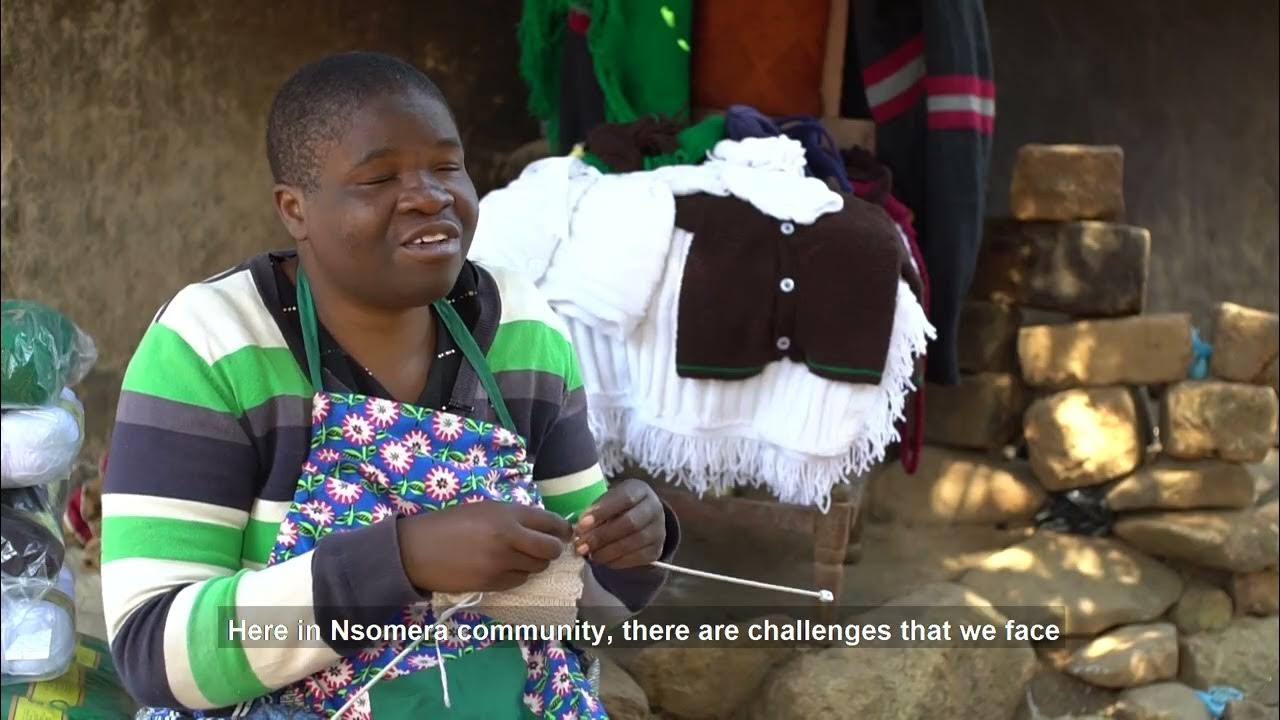 Leaving No One Behind Young Woman with Visual Impairment Trained in Knitting Vocational Skills