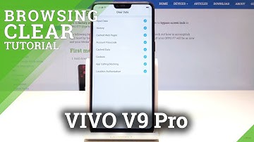Remove Cookie Files and Browsing History on VIVO V9 Pro - Erase Browser Data