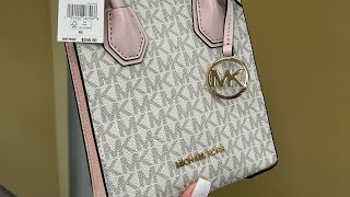 MICHAEL KORS Mercer Extra-Small Logo And Leather Crossbody Bag