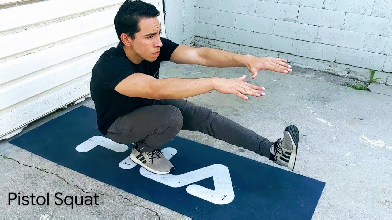How To Pistol Squat (with progressions) - YouTube
