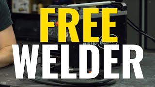 FREE WELDER - Enter for a Chance to Win a FREE MIG 140 Welder - Link in Description!