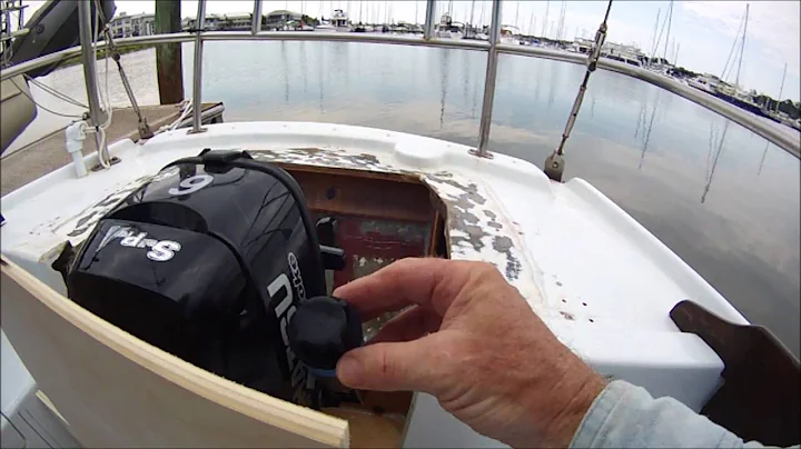 Pearson Triton Osprey Refit Part 1 - Outboard Well Installation